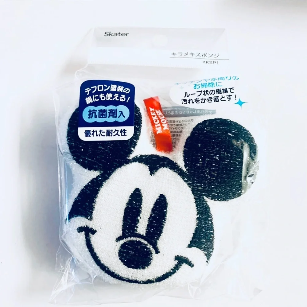 Disney Mickey Mouse Kitchen Sponge, For Cleaning Dishes Pans, Kawaii